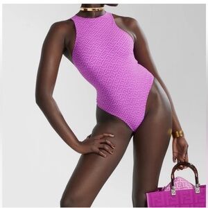 New with box Fendi x Skims Collab Bodysuit